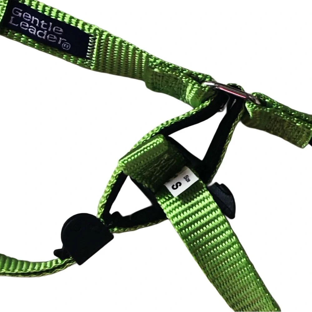 Gentle Leader Lime Green leader Head Collar Size Small
